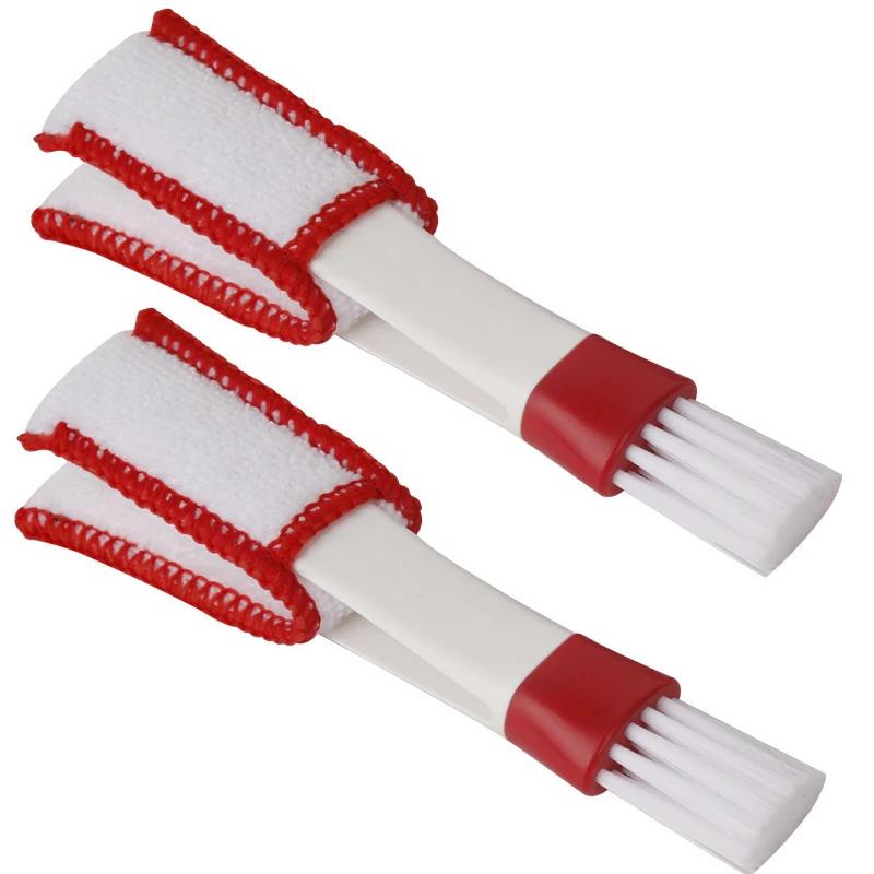 Car Air Conditioner Vent Brush Microfibre Car Grille Cleaner Auto Detailing Blinds Duster Car Cleaning Brush Interior Accessorie