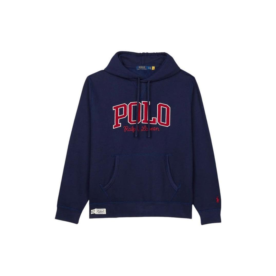 Polo Ralph Lauren FW22 Свитшот с принтом логотипа Мужской свитшот Синий 710878613-002 S