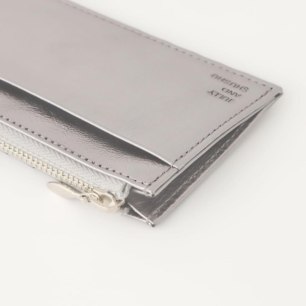 JULLY AND SHUSHU Porte-cartes pour femme, Étui fragmenté, Porte-cartes, Fente pour carte IC, Étui pour pass, Compartiment pour billets, EM-CC (Bronze à canon)