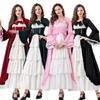 Medieval Adult Vintage Court Dress Renaissance Trumpet Sleeve Cosplay Stage Costume