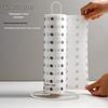 Portable Kitchen Paper Towel and Napkin Holder for Bathroom and Tabletop Storage