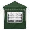 Pop Up Party Tent 195 X 195 X 245 Cm Green Oxford Fabric