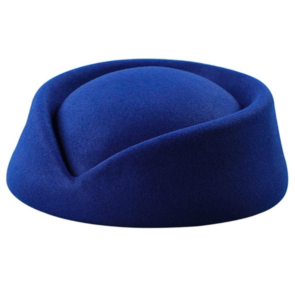 Vintage Looking Airline Stewardess Caps Pillbox Hat Uniform Stewardess Hat  Cosplay Costume