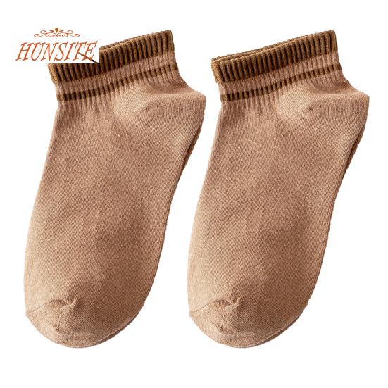 

1 пара коротких носков, дышащие, впитывающие пот, очень мягкие, моющиеся, не выцветающие, защитные, женские летние тонкие носки из полиэстера кофейный