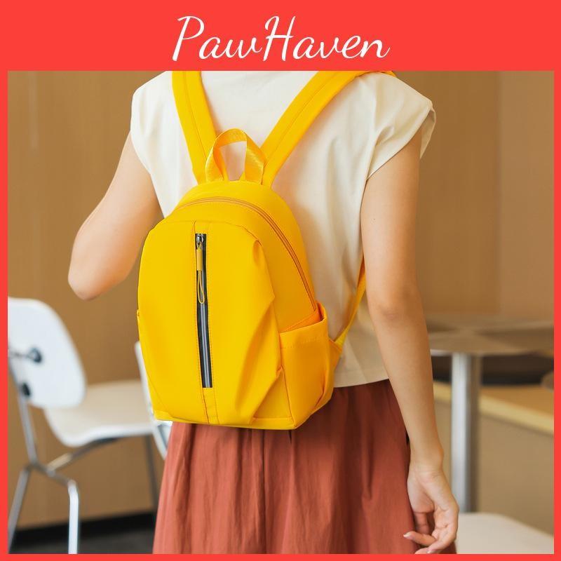 Fashion Casual Student Backpack Breathable Material Zipper Closure For Commuting