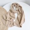 Faux Cashmere Scarf For Women Fashion Warm Autumn And Winter Neck Warmer Versatile Solid Color Long Scraves