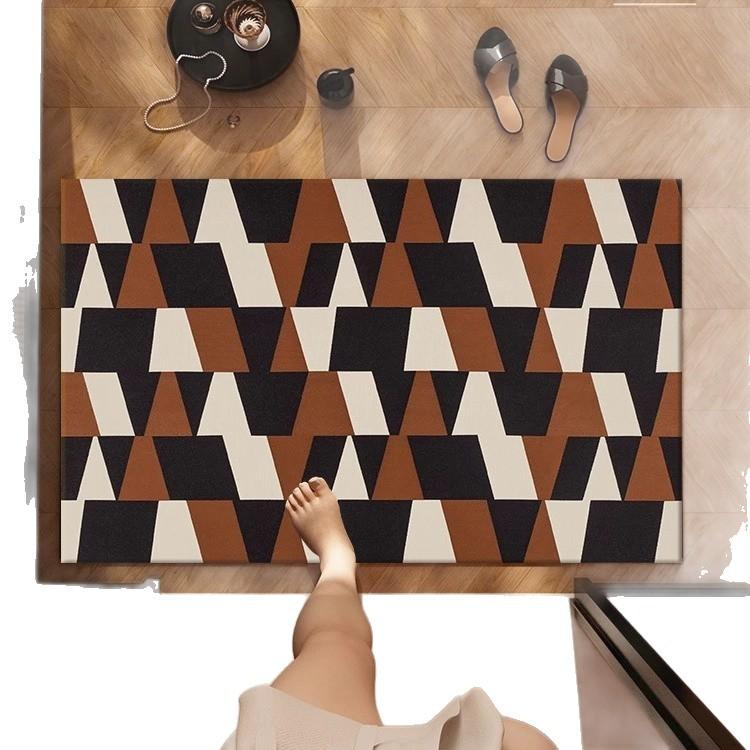 Bathroom Floor Mat Door Mat Absorbent and Non Slip Floor Mat Home Floor Mat Dirt Resistant
