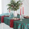Heaven Check Fleece Tablecloth Tablecloth for 2 People