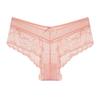 Thin Mesh Flower Embroidery Lace Women's Underwear Transparent Temptation Sexy Panties See Through Seamless Briefs