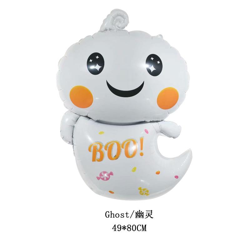 

Halloween Pumpkin Ghost Balloons Halloween Decoration Spider Foil Balloon Bat Globos Halloween Party Supplies Inflatable Kid Toy Ghost