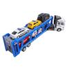 Alloy Engineering Transport Vehicles Toys with 6 Rescue Cars Boys Kids 2 Layer Model Toy