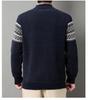 Men's Thickened Mink Wool Knit Sweater - Autumn/Winter Warm Base Layer, Round Neck.