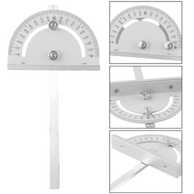 Mini Table Saw Circular Router Miter Gauge DIY Woodworking Machines Angle Ruler 10mm Handle Metal Woodworking Angle Ruler