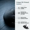 Cute Kitten‑Shaped Desktop Phone Holder 1Pc, 3D Printed Reclining Black Cat Design, Aesthetic Animal Smartphone Stand