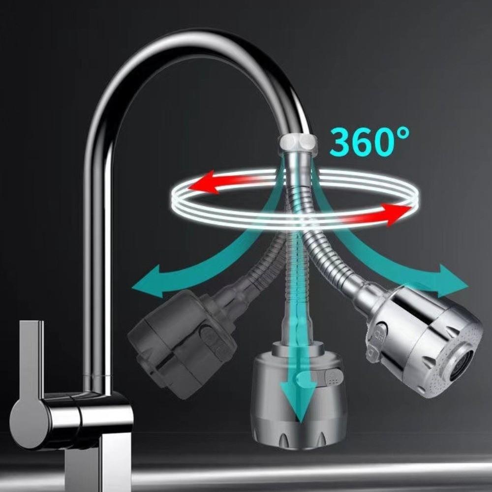 2/3 Modes Faucet Filter Adapter 360° Rotating Universal Kitchen Faucet Extender Anti Splash Spray Water Saving Tap Nozzle