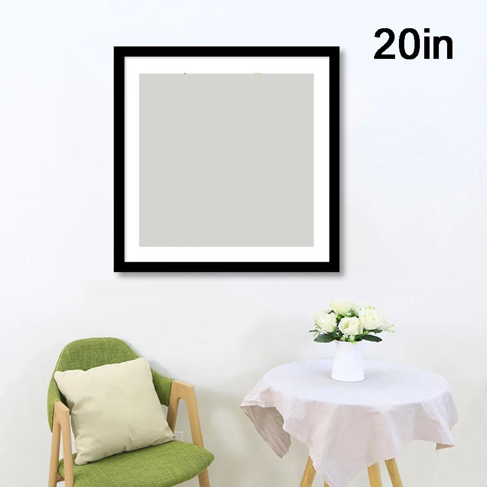 1pc Solid Wood Square Photo Frame Decorative Oil Painting Photo Frame For Bedroom Living Room Home Decorations