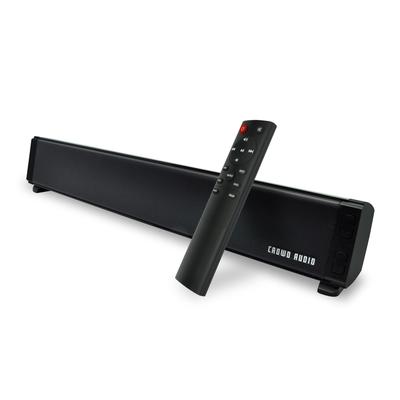 CROWD AUDIO Wireless Stereo Speaker with Remote Control Rechargeable Gaming Wired Compatible SP-05 (microUSB) Soundbar, Stereo, Rechargeable,