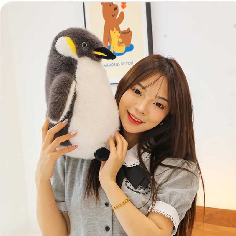 Adorable Realistic Penguin Plush Toy For Kids Soft Stuffed Animal Ideal Birthday Gift