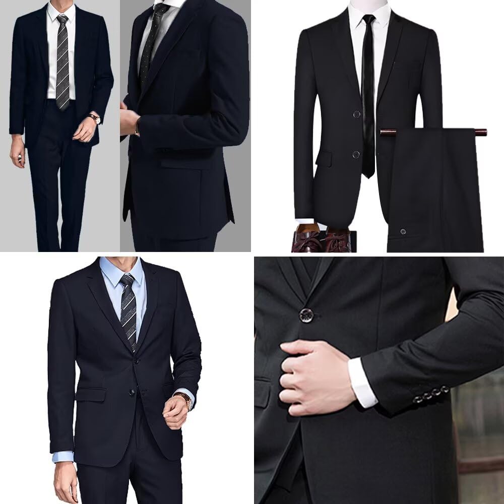 Pánský oblek, sada, 2dílná sada, oblek, zapínání, knoflíky, oblek, oblečení