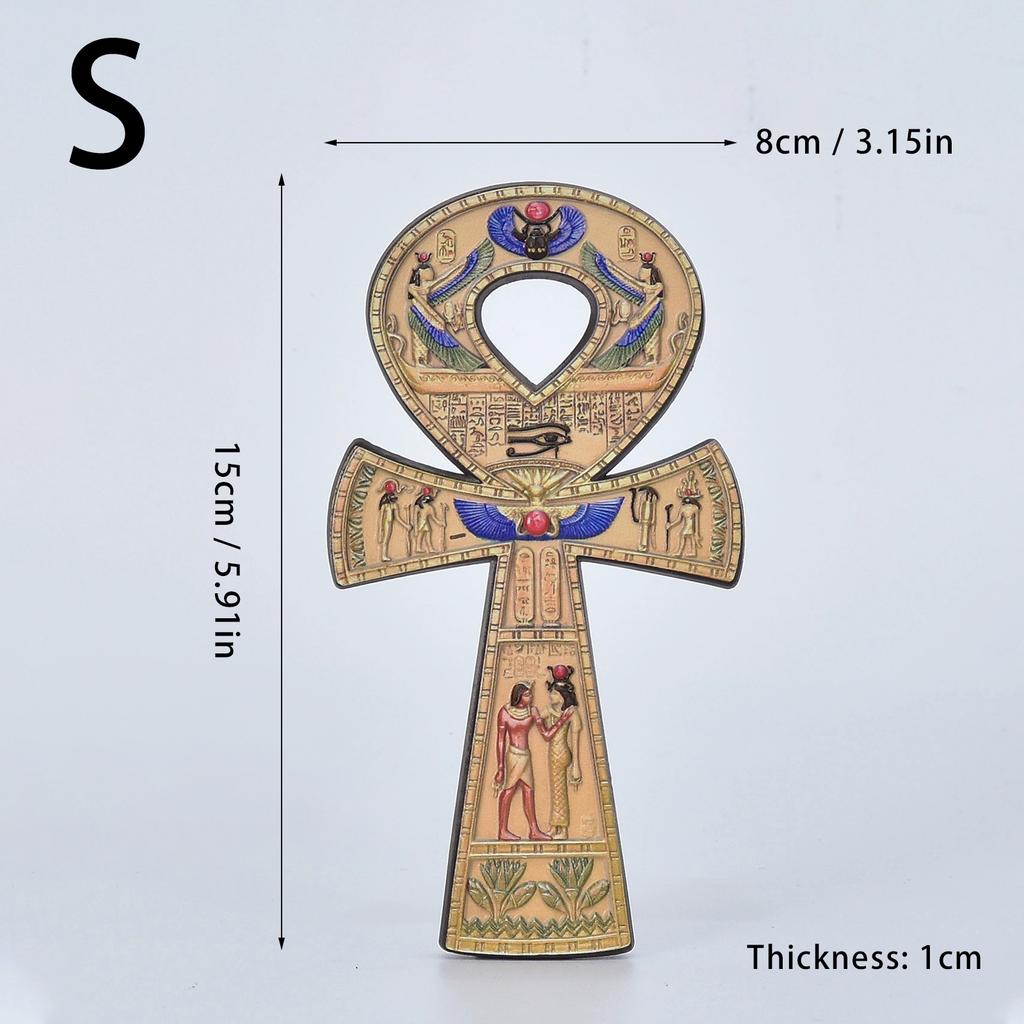 Ancient Egypt Ankh Ansata Cross Life Symbol Cross Resin Ornament Hieroglyphic Writing Female Power Pharaoh The Eye Of Horus