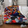 1pc UFO Robot Grendizer10 Blanket, Gift, for Men and Women, Soft Blanket, Good for Sofa Bed Couch Travel, Lightweight Flannel Blanket