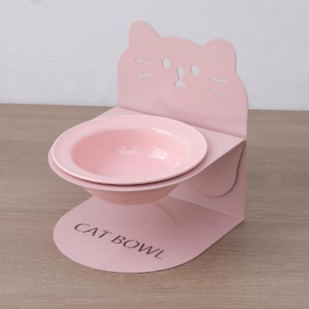 Tigela Cerâmica para Animais de Estimação Gato Cão Altura Ajustável Tigela Cerâmica para Animais de Estimação Contra Vômitos Altura Tigela