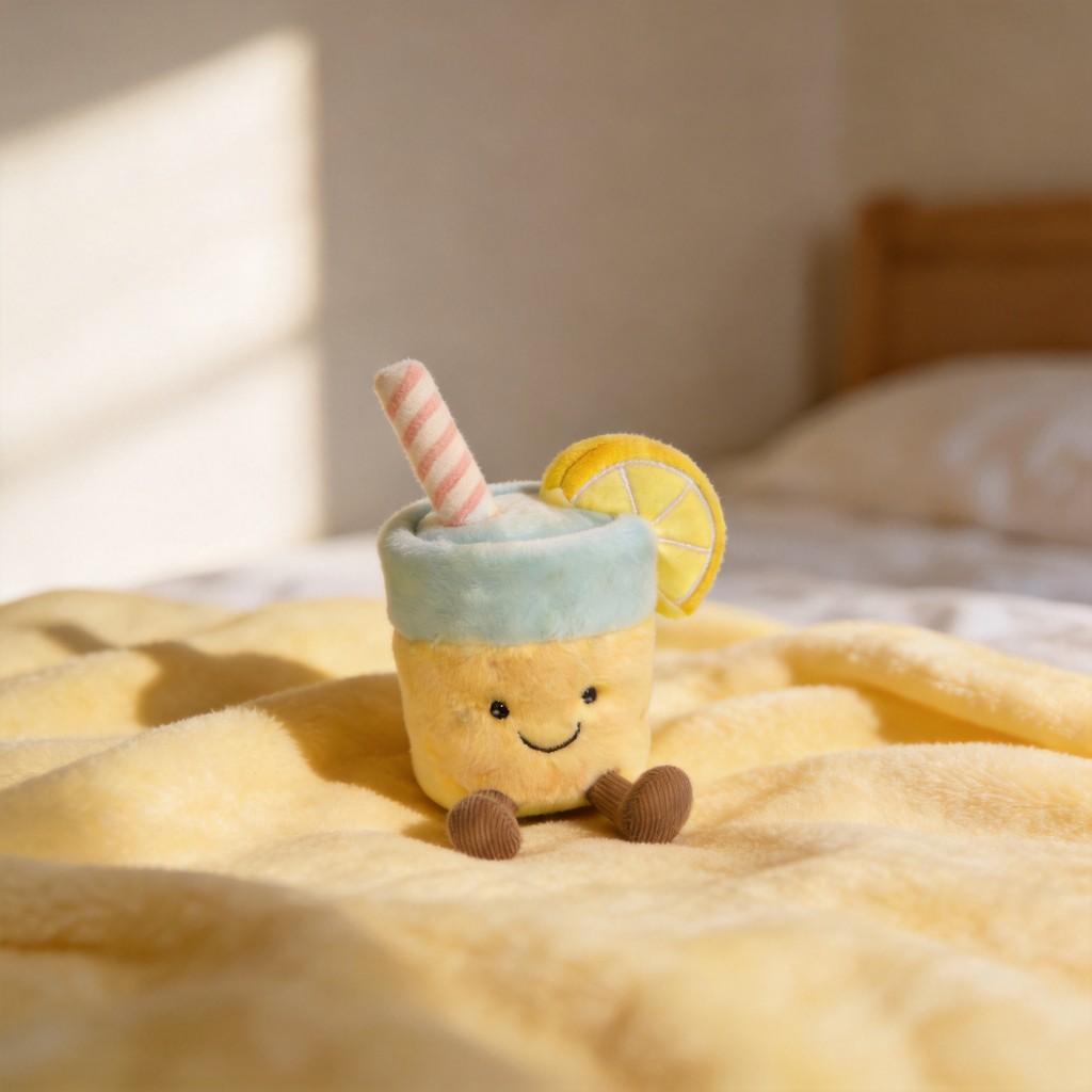 Lemon Plush Toy Soft Stuffed Animal Gift For Kids And Adults