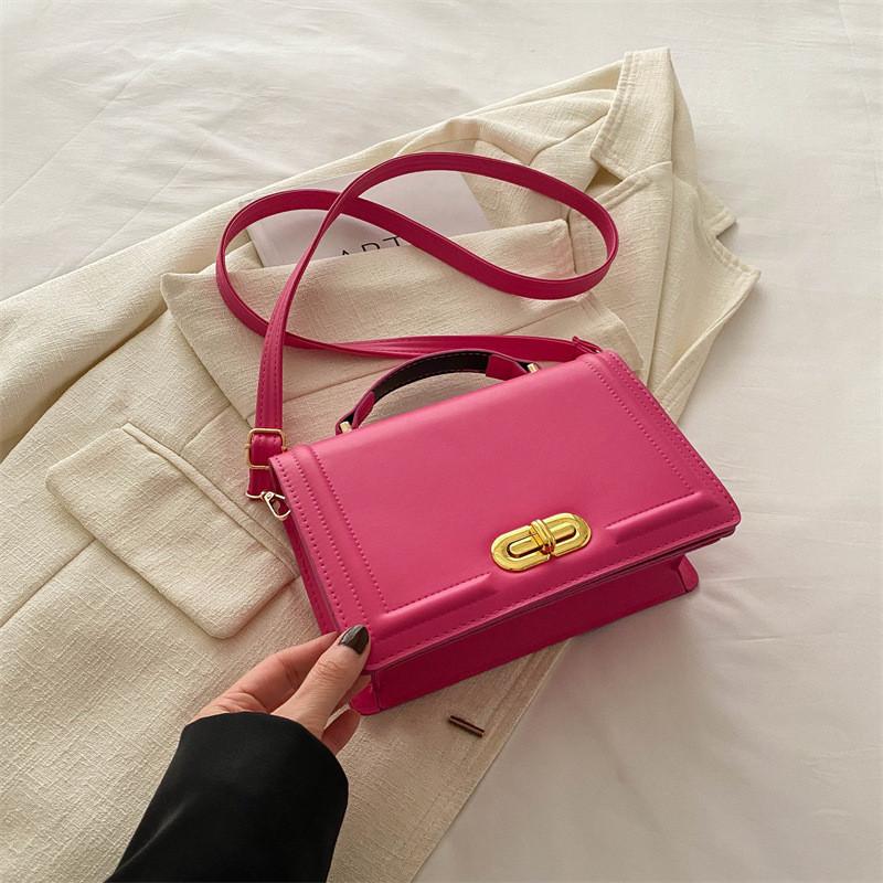 Chic 2023 Fashion Handbag For Women Stylish Summer Pu Leather Shoulder Bag Trendy Black Purse