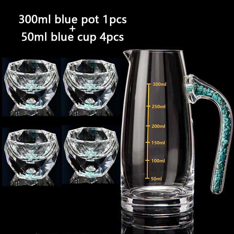 

Набор бокалов для ликера из хрусталя с алмазной резкой и диспенсером для вина, рюмка для водки, бокалы для вина, виски, крепкие напитки, сакэ, бренди, чайная чашка