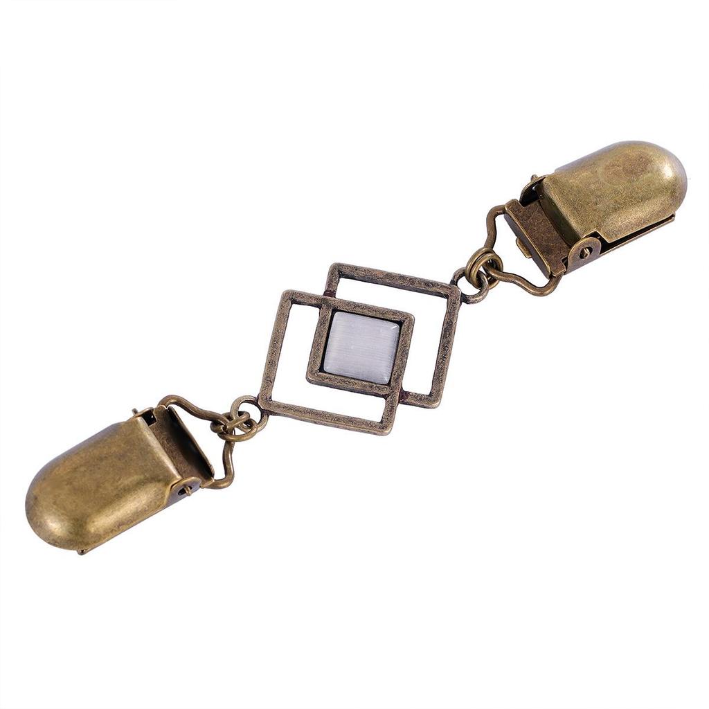 Vintage Cat's Eye Brooch & Shawl Clip for Women