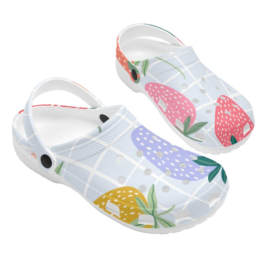 Men Women Fashion Printed EVA Clogs Lightweight Flexible Slip On Casual Footwear Soft Sole Summer Sandals Casual Daily Wear