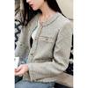 Xiangying Elegant French Style Short Tweed Jacket