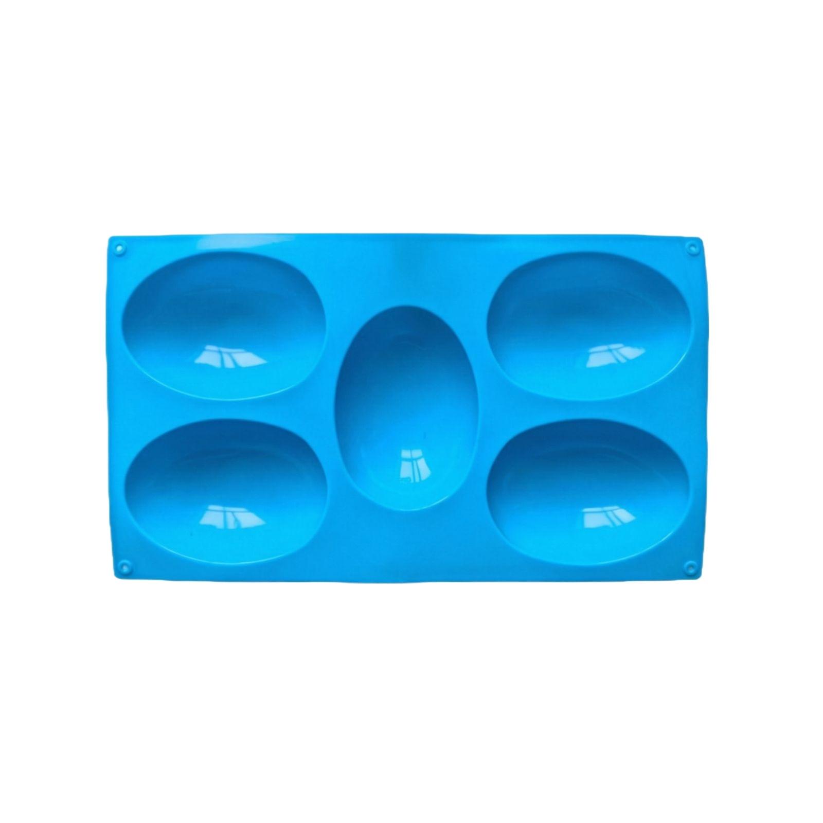 5 Compartment Mold, Baking Mold, Kitchenware One Size синий