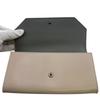 Balenciaga 736732 Continental Wallet Leather Envelope Purse Beige Leather Women Used