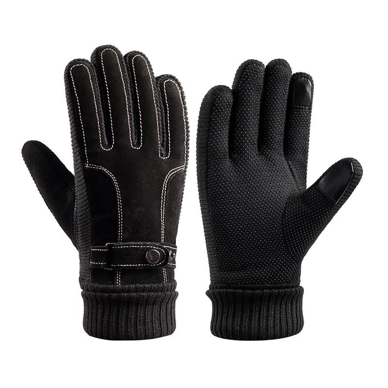

Xihong Retro Winter Cycling Pigskin Gloves