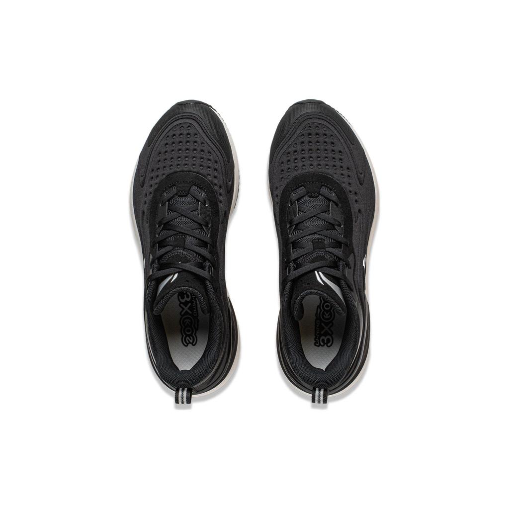 Li Ning Cushioning, Wear Resistant Low top Running Shoes Women's Black ARST042-1