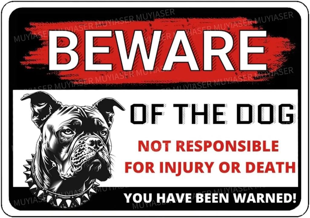 Beware of The Dog Rottweiler You Have Been Warned Aluminum Sign Outdoor Yard Warning Perfect for Fence Yard Home Dec
