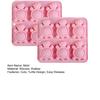 Mini Turtle Silicone Mold 36-Cavity Ice Cube Tray Soap Making Mold Flexible Baking Mold for Chocolate Jelly