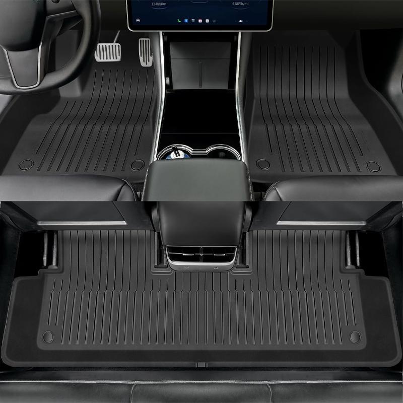 For Tesla Model Y Juniper Floor Mats All Weather Non-Slip Trunk Mats & Cargo Liners for Tesla 2025 2026 Car Interior Accessories