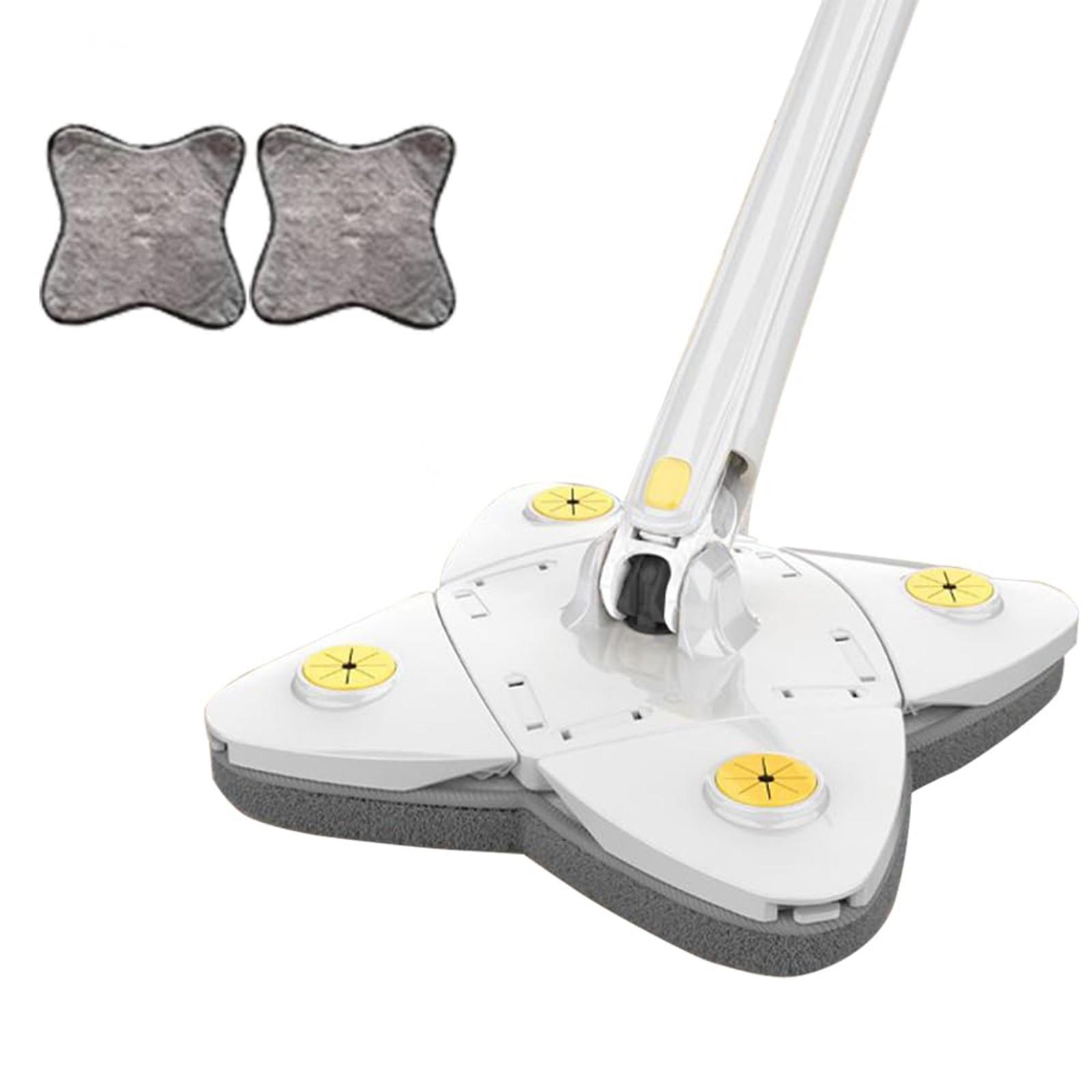 

Имитация ручной скрученной швабры с четырьмя углами, без мытья рук, для мытья полов, с автоматическим скручиванием воды, бытовая плоская швабра One Size белый