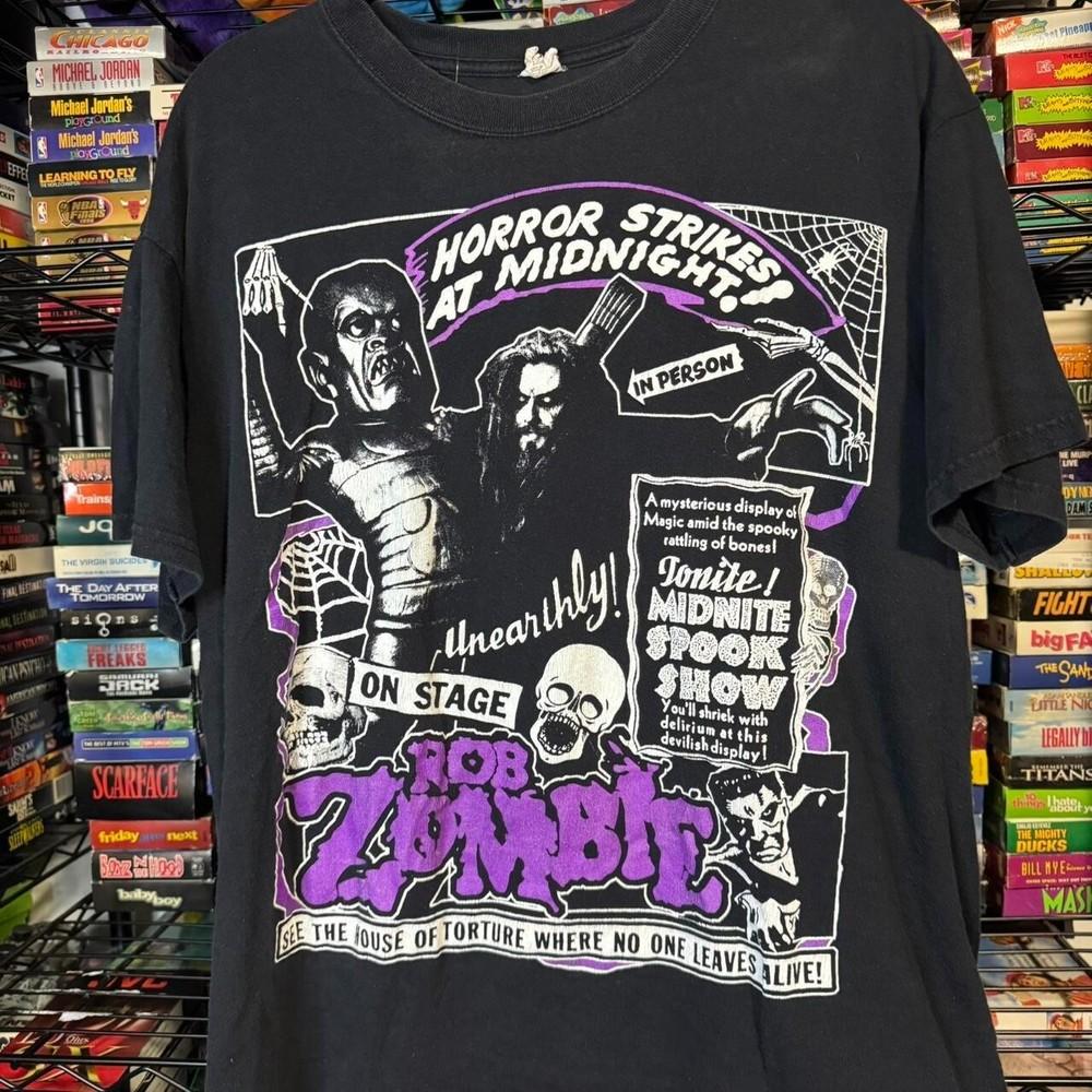 

Rob zombie shirt Reprint Black Color Gift For Men Women Shirt AN49132 Unisex T-Shirt XL