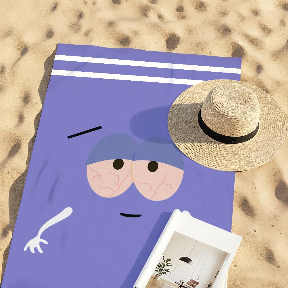 Cartoon Funny T-Towelie Towel For Swim Yoga Gym Quick Drying Soft and skin-friendly Beach Towels All-Season