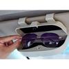 Dustproof Box Portable Sunglasses Holder Multifunction Sun Visor Lenses Case  Driving