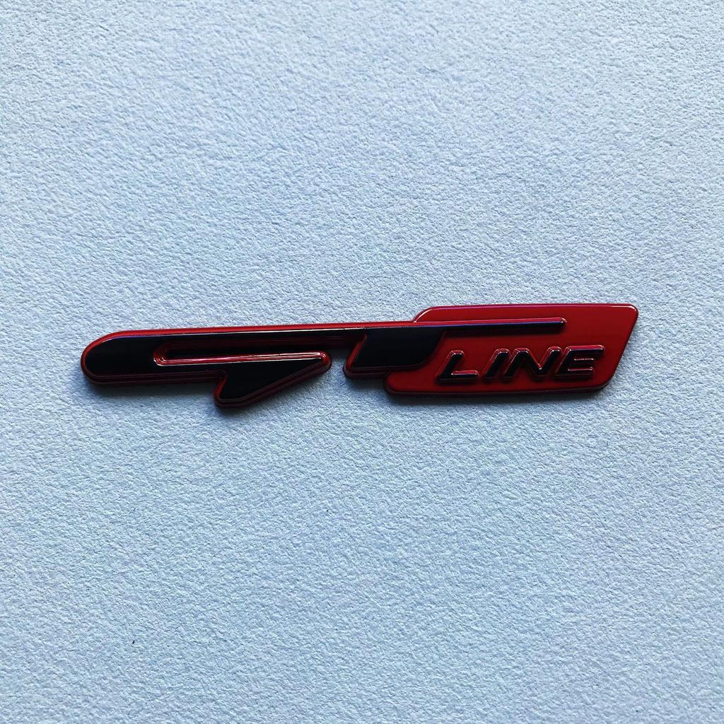 GT LINE car label sticker, suitable for GT metal label, lead smart running, Stinger tail label, middle net label