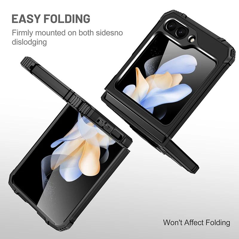 Für Samsung Z Flip5 flip6 flip 6 Anti-Fall Hartschalen-Cover Funda Hülle für Samsung Galaxy Z Flip 5 Flip5 Zflip5 5G Handy Tasche