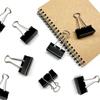 DSTELIN Large Binder Clips 1.6-Inch (24 Pack), Big Paper Clamps Clips for Office Supplies, 1.6-Inch/41mm Width, 0.7-Inch/18mm Capacity, Black