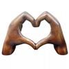 Heart Hands Ornament Love Hand Gesture Statues for Bookshelf Table Sculpture
