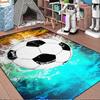Football & Soccer Rugs for Boys Bedroom - Sports Rugs for Boys Bedroom Living Room Playroom Sports Carpet for Kids Soccer Room