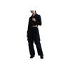 Nike Sportswear Logo Solid Comfortable Casual Work Pants Women Pants Black White IB1059-010