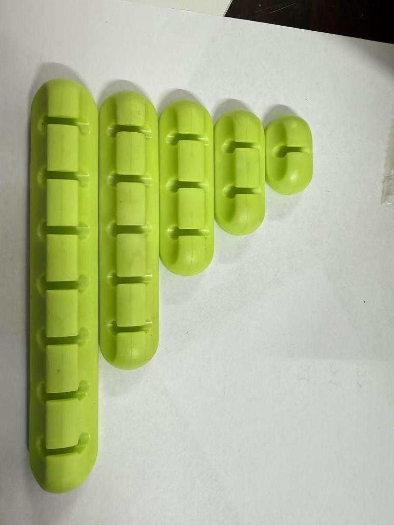 Cross-border Silicone Cable Protector & Organizer Clip for Desk or Car Use - Self-adhesive Winder